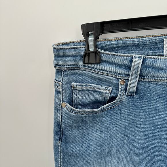 PAIGE DENIM Hoxton Ankle Skinny Denim Jean in Hot Toddy Light Wash // 28 - Picture 6 of 12